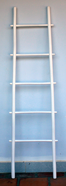 Colored Bamboo Ladder Rack